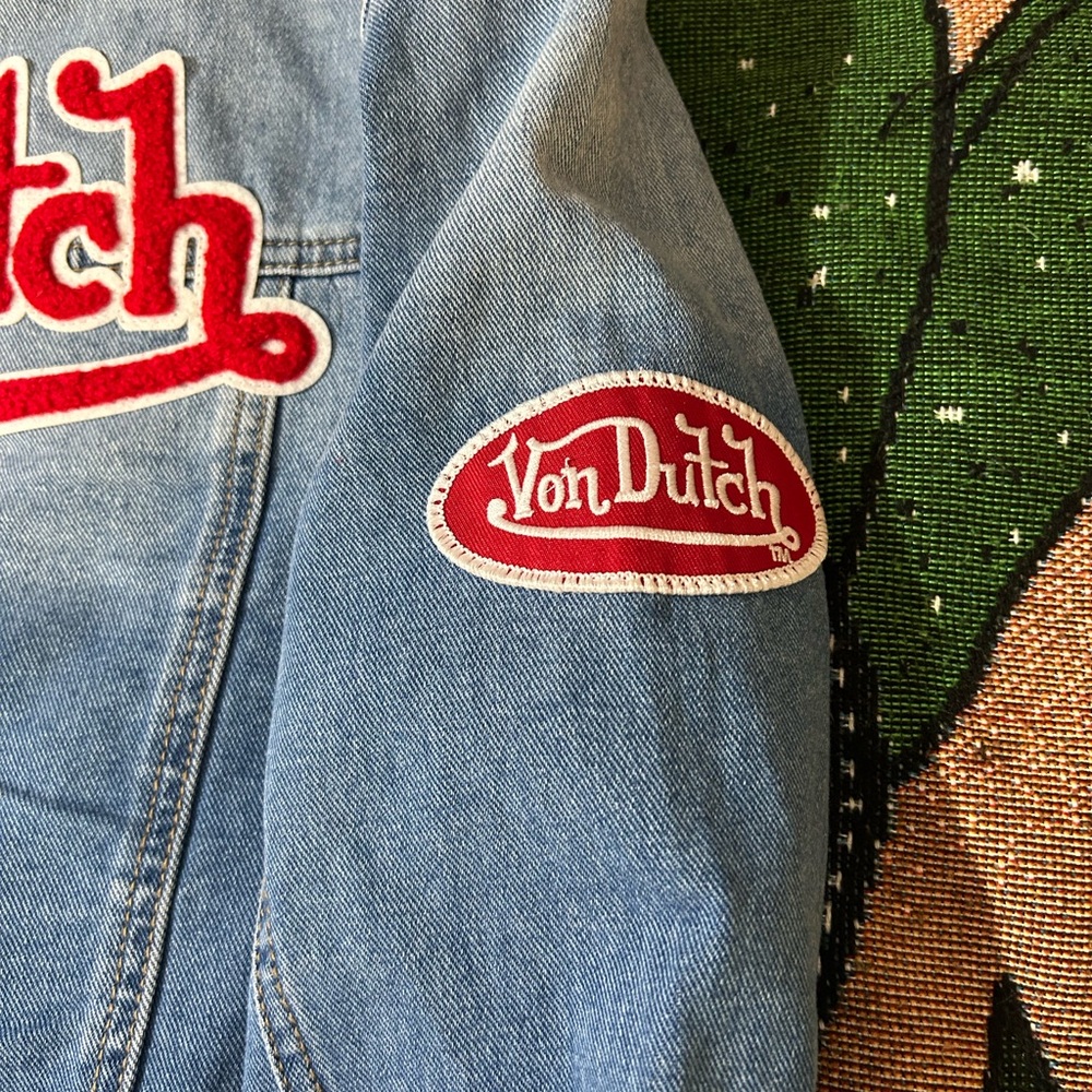 Von Dutch Patchwork Denim Jacket - image 4